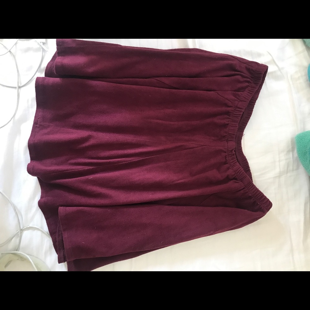 Red skirt